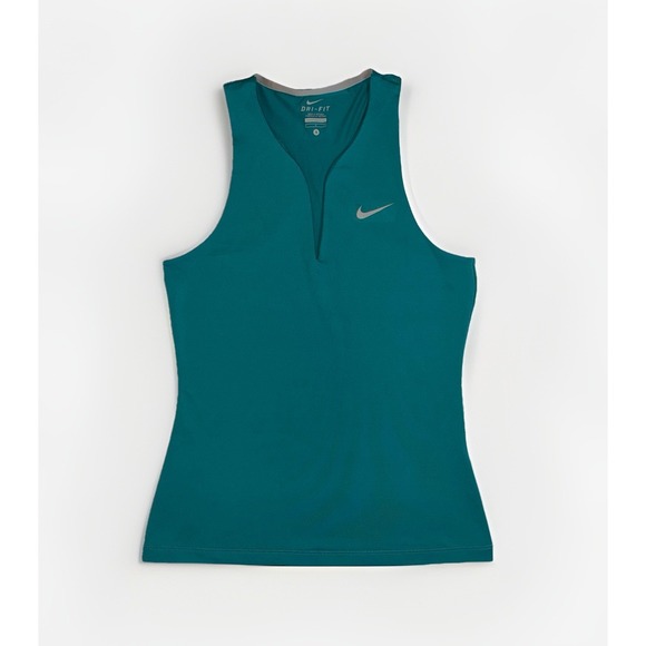 Nike Tops - Nike Dri-Fit Stay Cool Pure Tennis Tank Top Teal Women's Size Small
